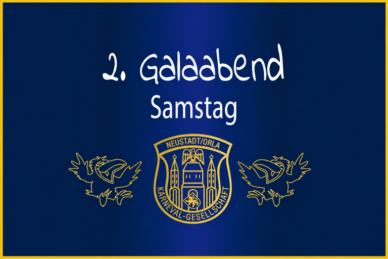 Eintrittskarte für den 2. Galaabend